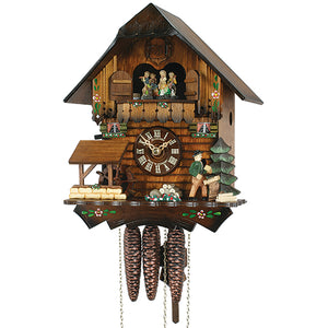 MT405-10 - "Wood Cutter" Cuckoo Clock